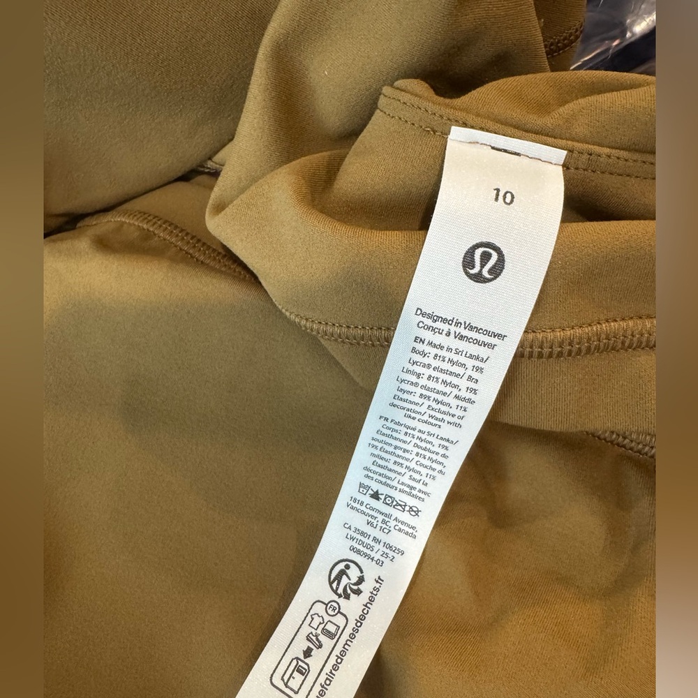 NWT Lululemon Align Tank Top Size 10
Color is Allspice - Picture 5 of 5